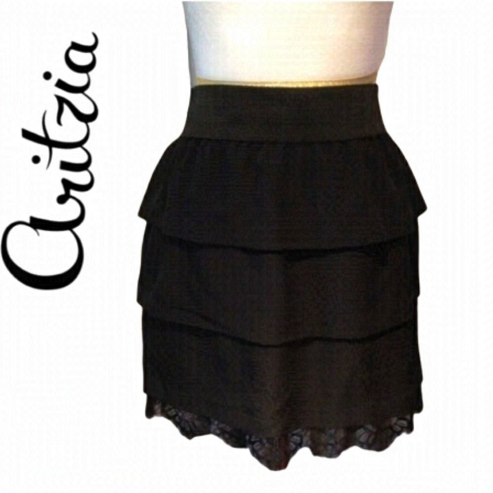 Ξritzia centralβ park west layered mini skirt